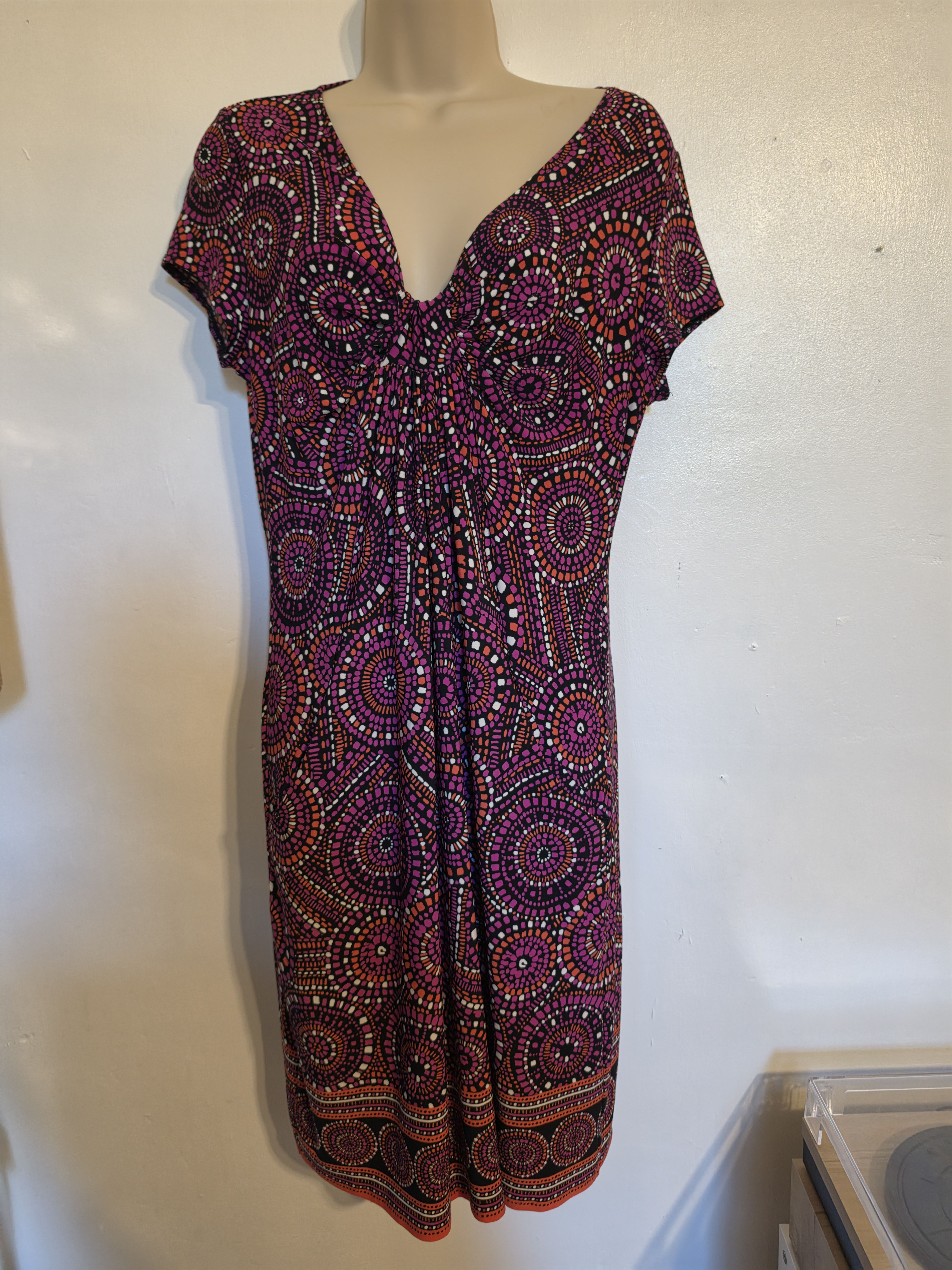 Wallis ladiss purple dress size 12 petite