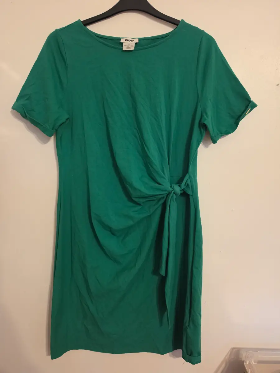 Green summer dkny dress size 16