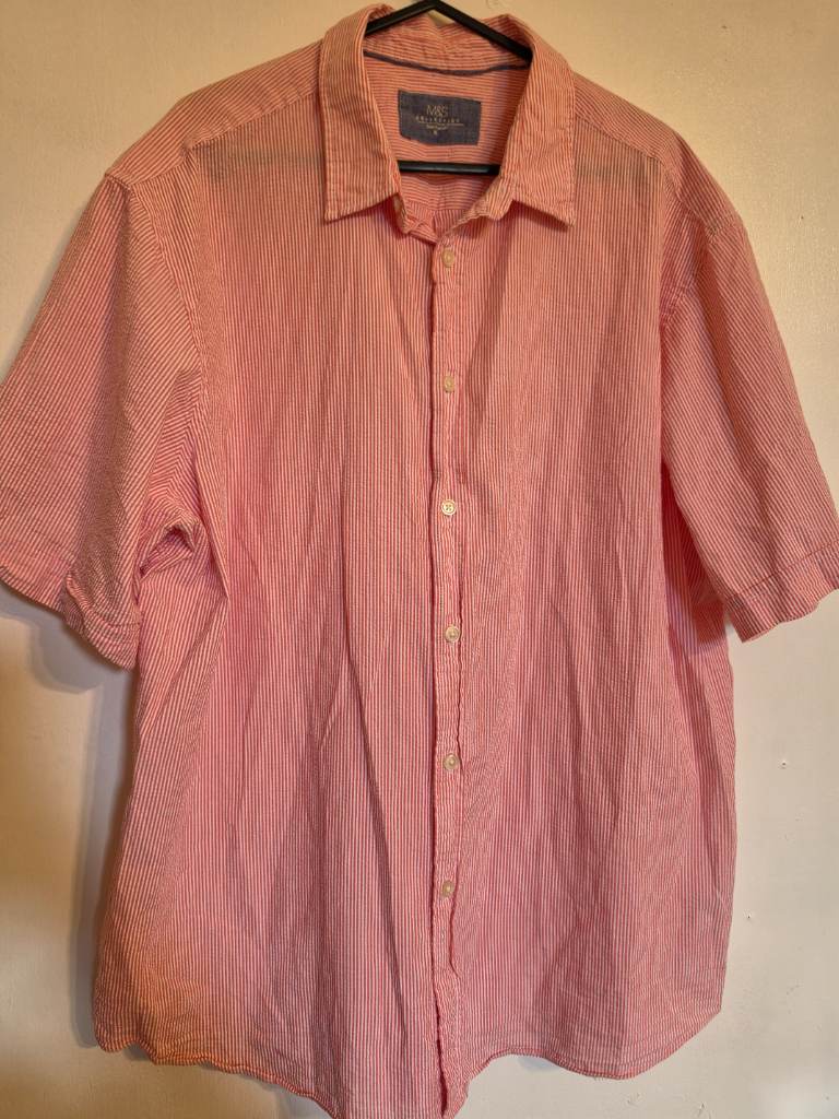 Marks and spencers mens summer shirt 100% cotton