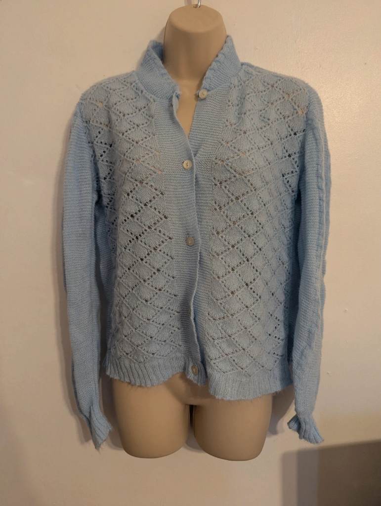 Urban renewal baby blue summer cardigan size a