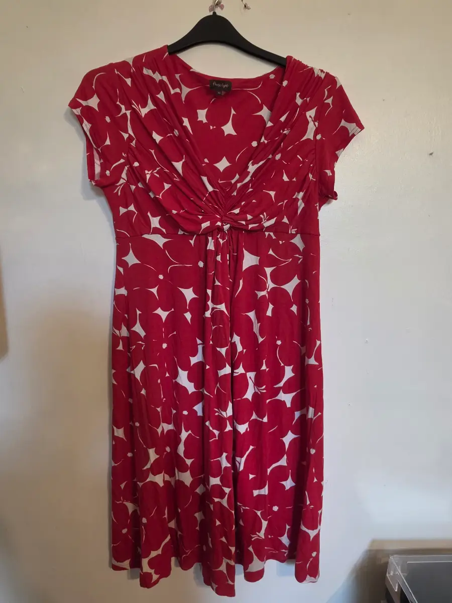 Phase eight red summer dress size 14