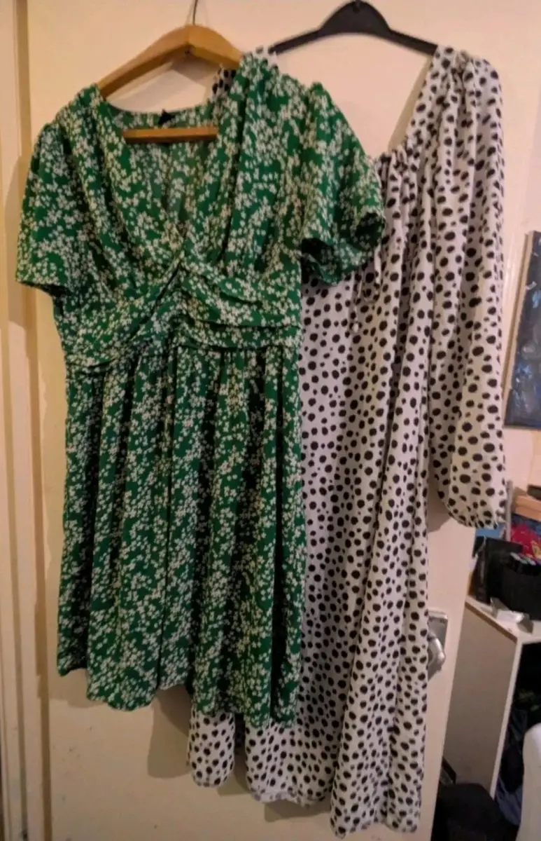 2x Women's Summer Dresses - UK Size XL & 16