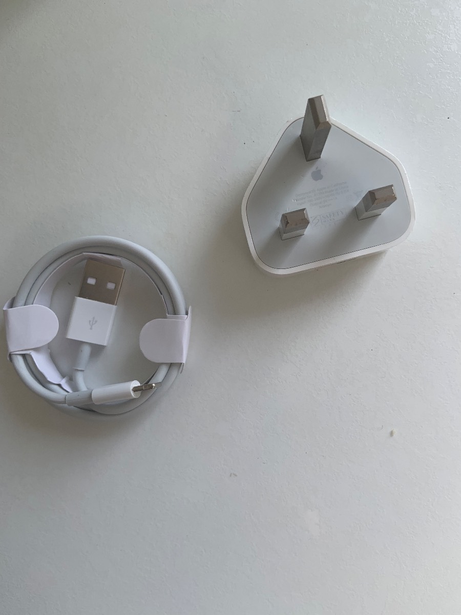 Genuine Apple 5w USB Charger with a USB Charger Cable