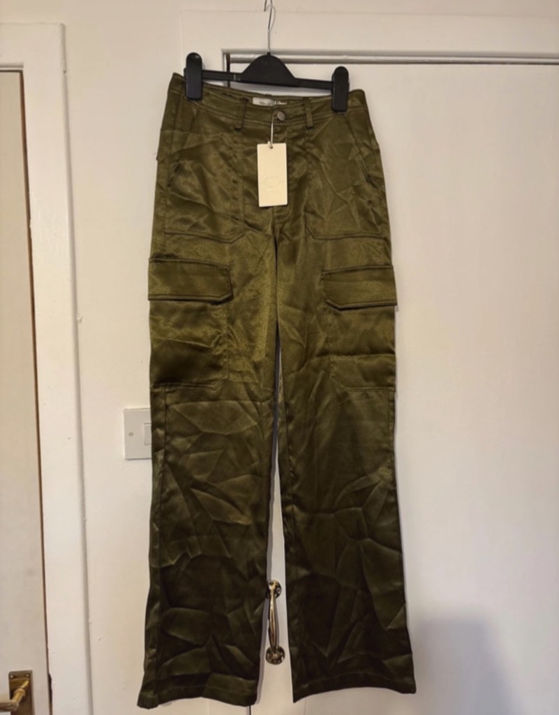 Vera & Lucy Satin Cargos