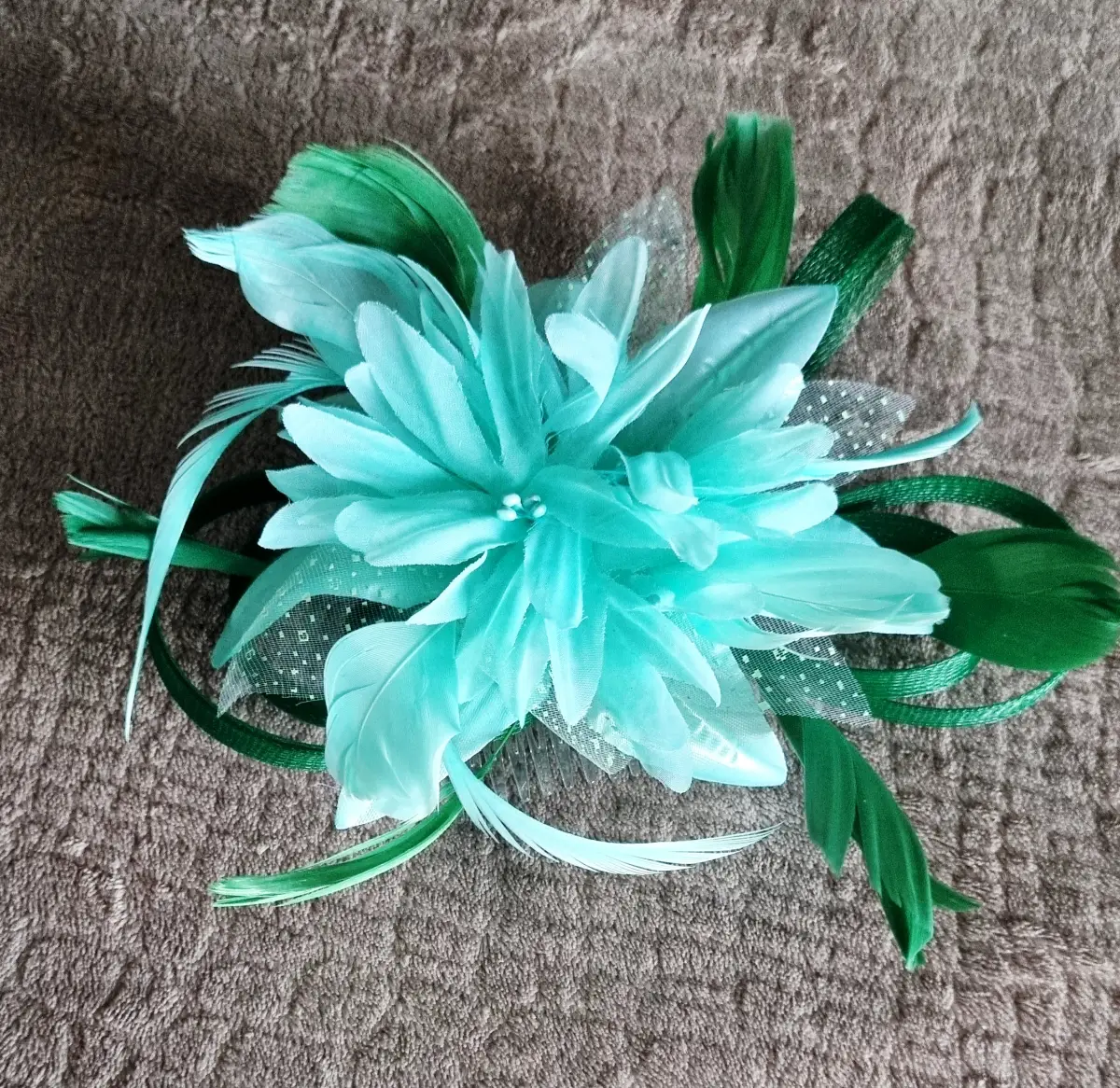 Green 💚 Fascinator Stylish Wedding Races Formal Events