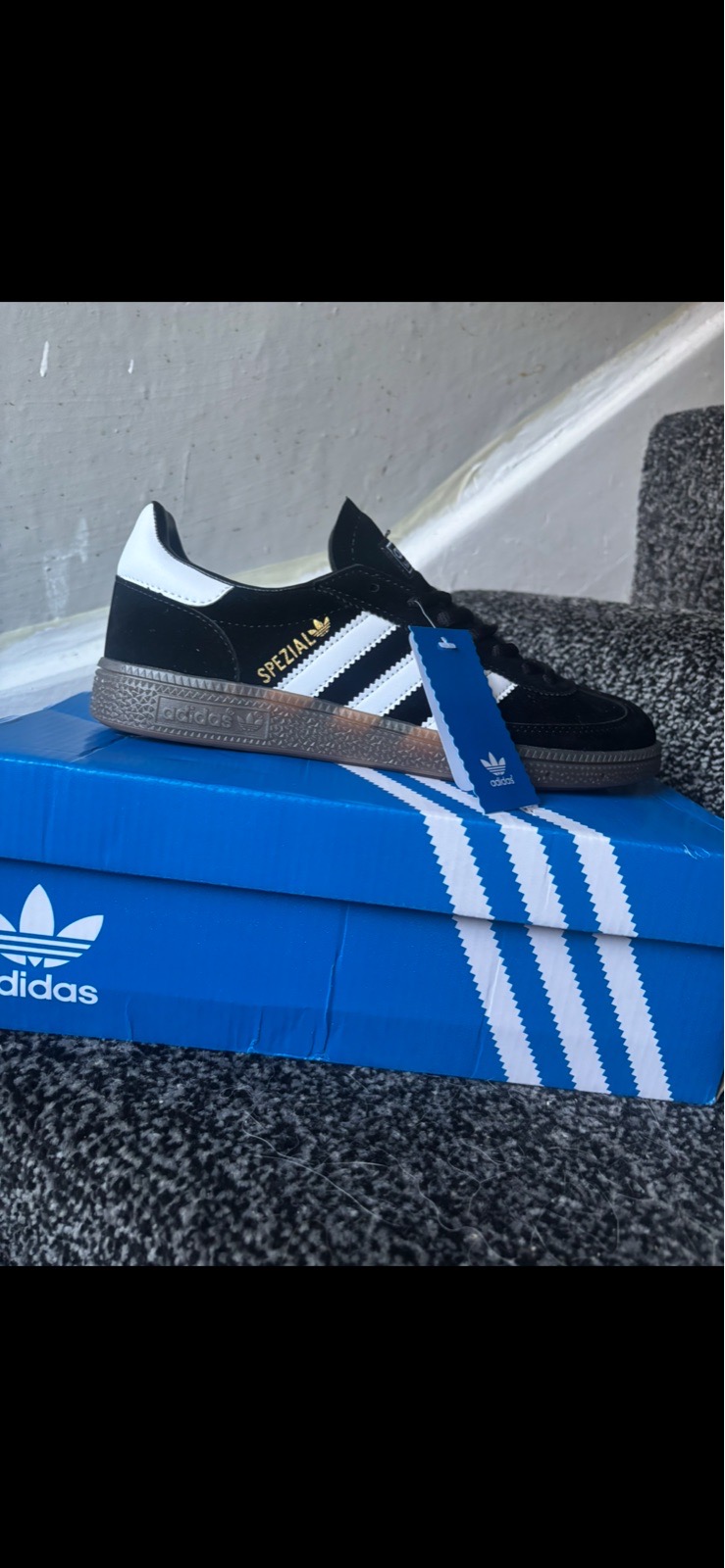 Adidas Spezials black brand new with tags size 6.5Uk