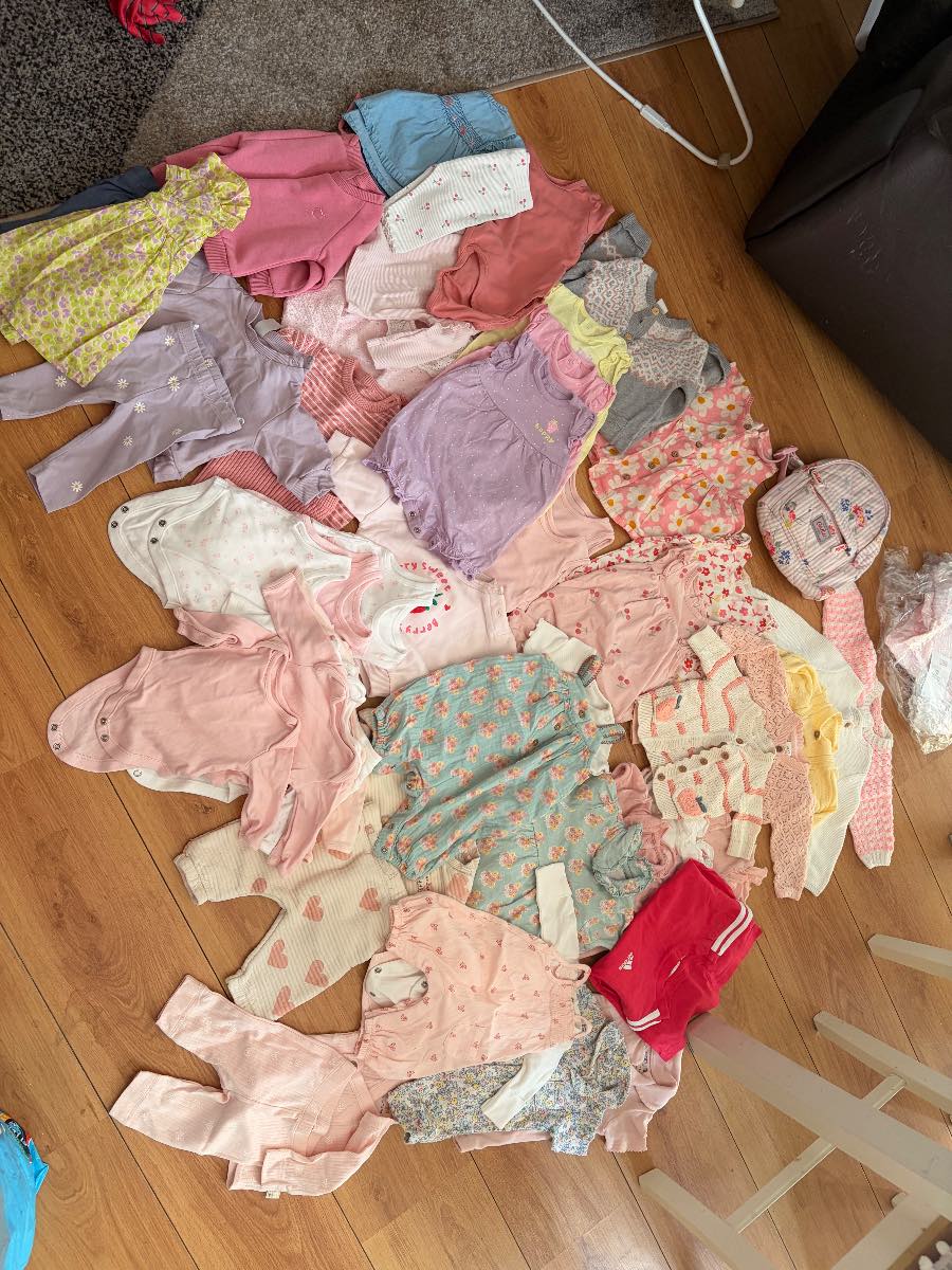 Baby girls large clothing bundle