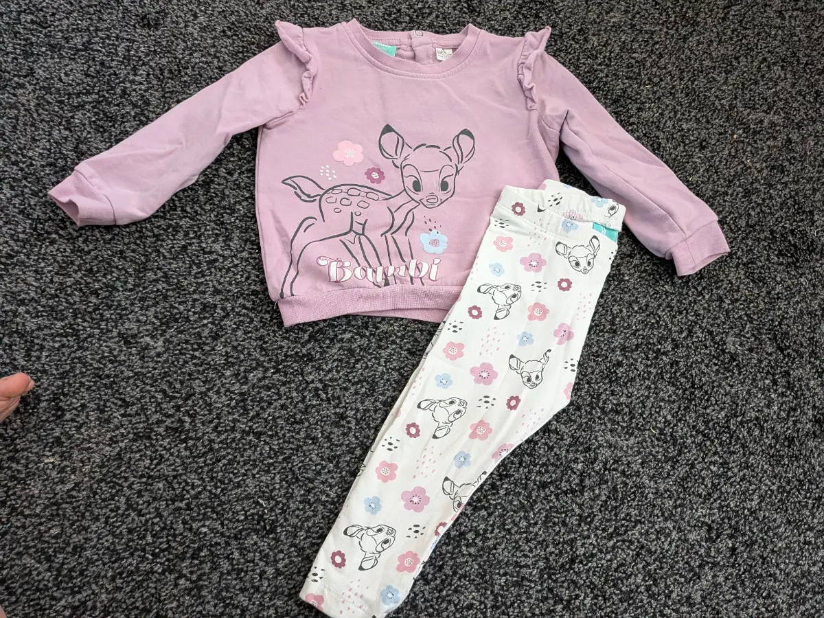 6-12 months baby girls Disney Bambi outfit