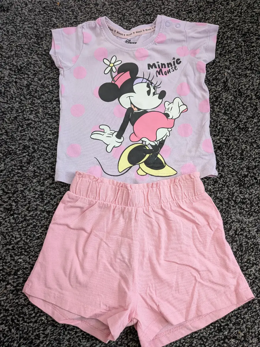 6-9 months baby girls summer Disney Minnie mouse outfit