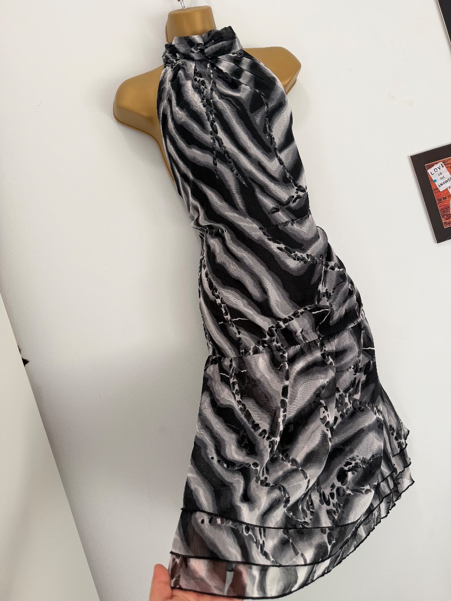 Y2K Halter-neck Chocker Dress one size 12-16