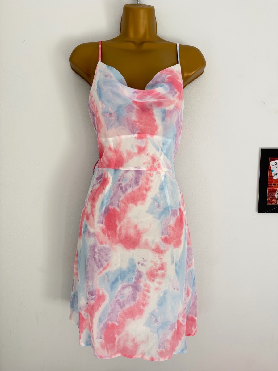 2000s era Cowl Neck Dress Size S