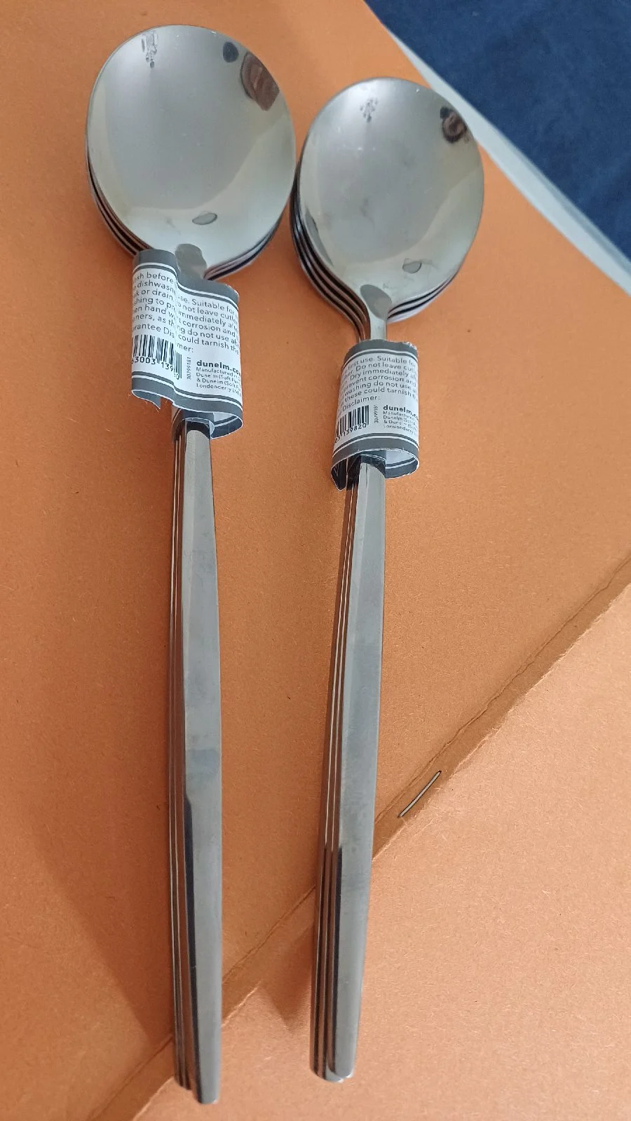 Table Spoons – 8 Piece Set, Silver Stainless Steel