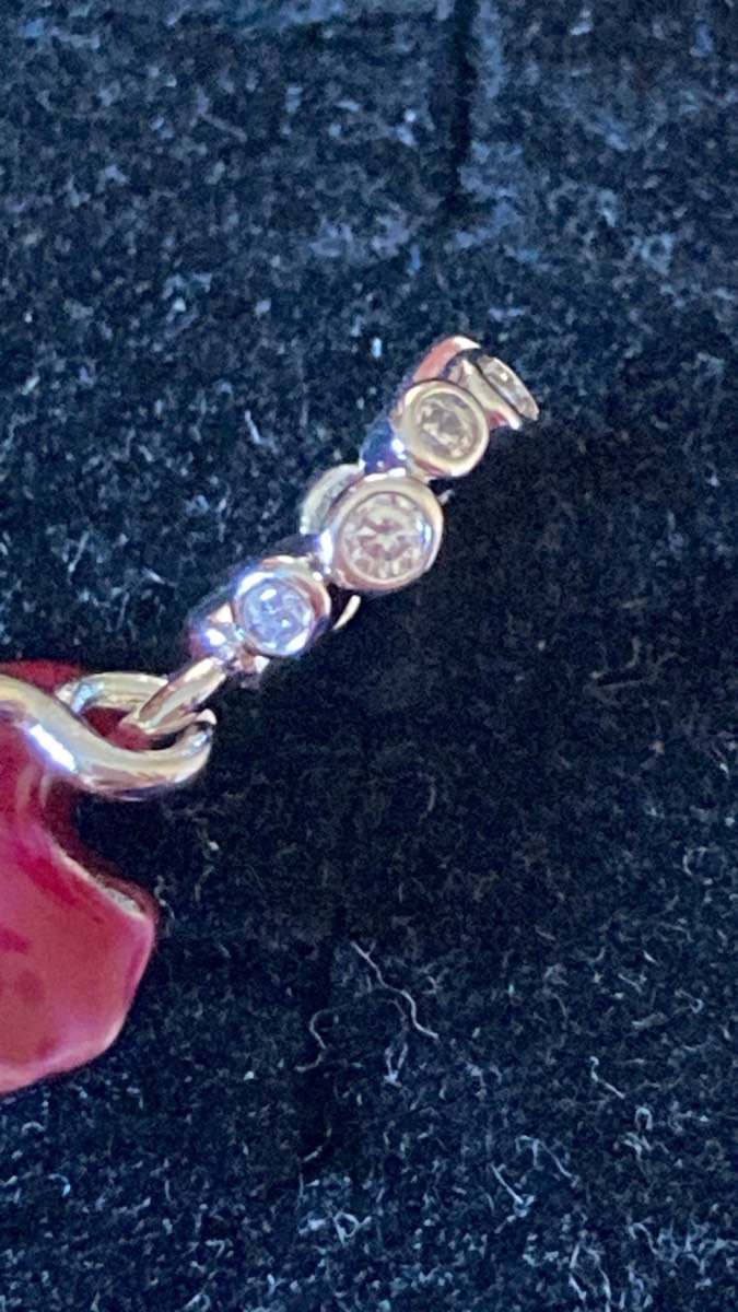 S925 Hibiscus flower bracelet charm