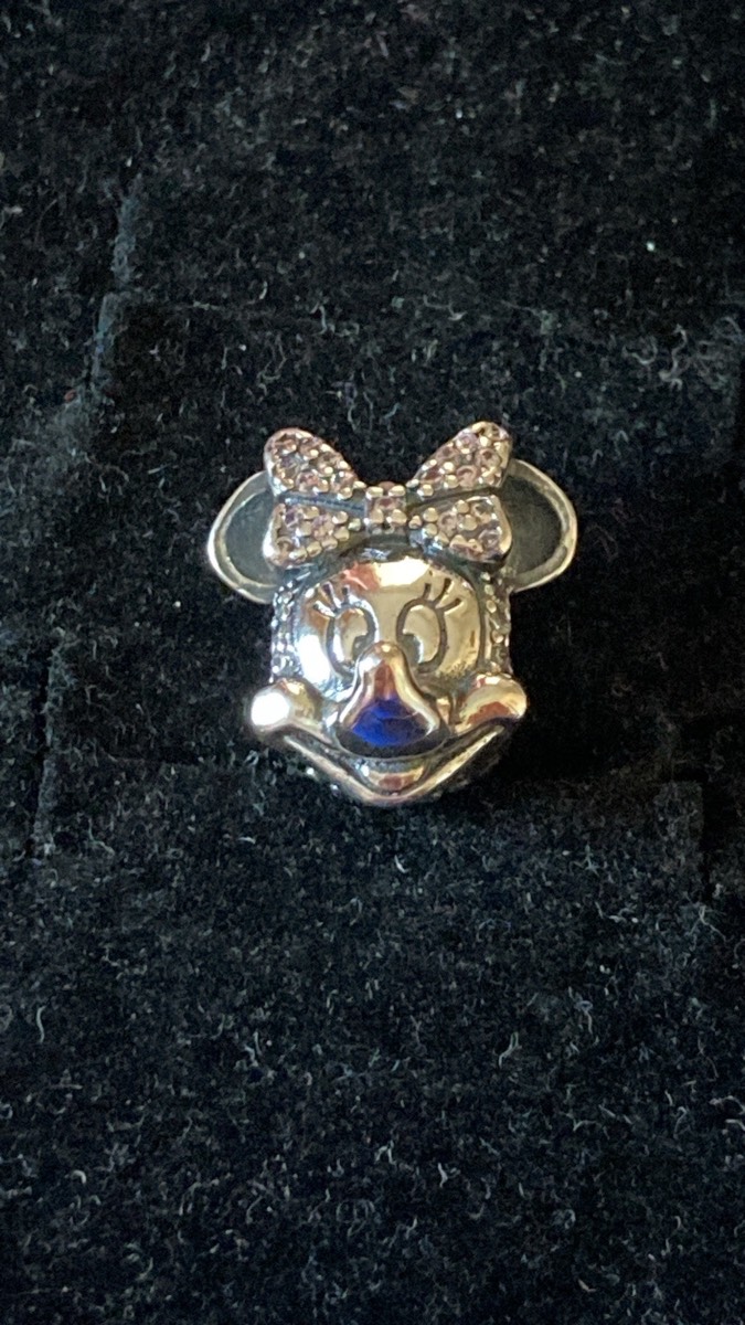 Disney Minnie Mouse rhinestone S925 charm