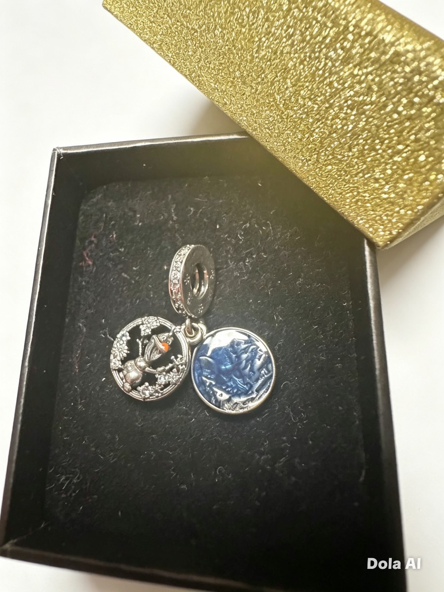 925 Sterling Silver Frozen Olaf Charm | Brand New + Free Gift Box
