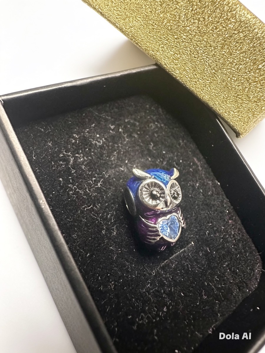 925 Sterling Silver Owl Charm – Brand New / Unused