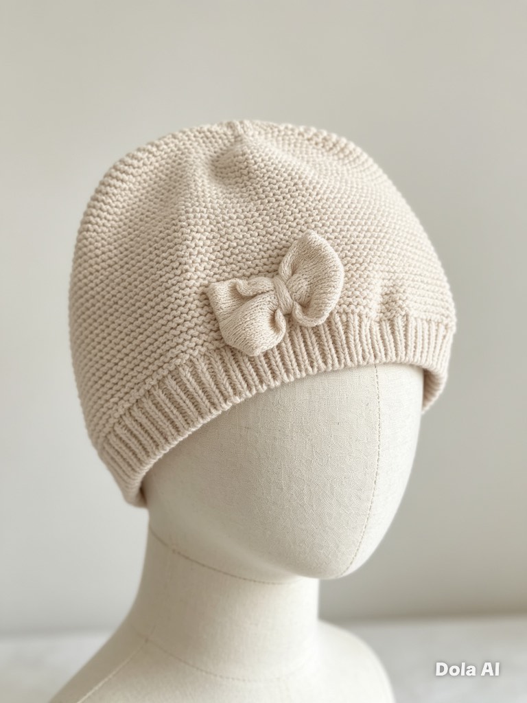 Baby Knitted Cotton Hat – Up to 2 Years – New Without Tags / Unworn