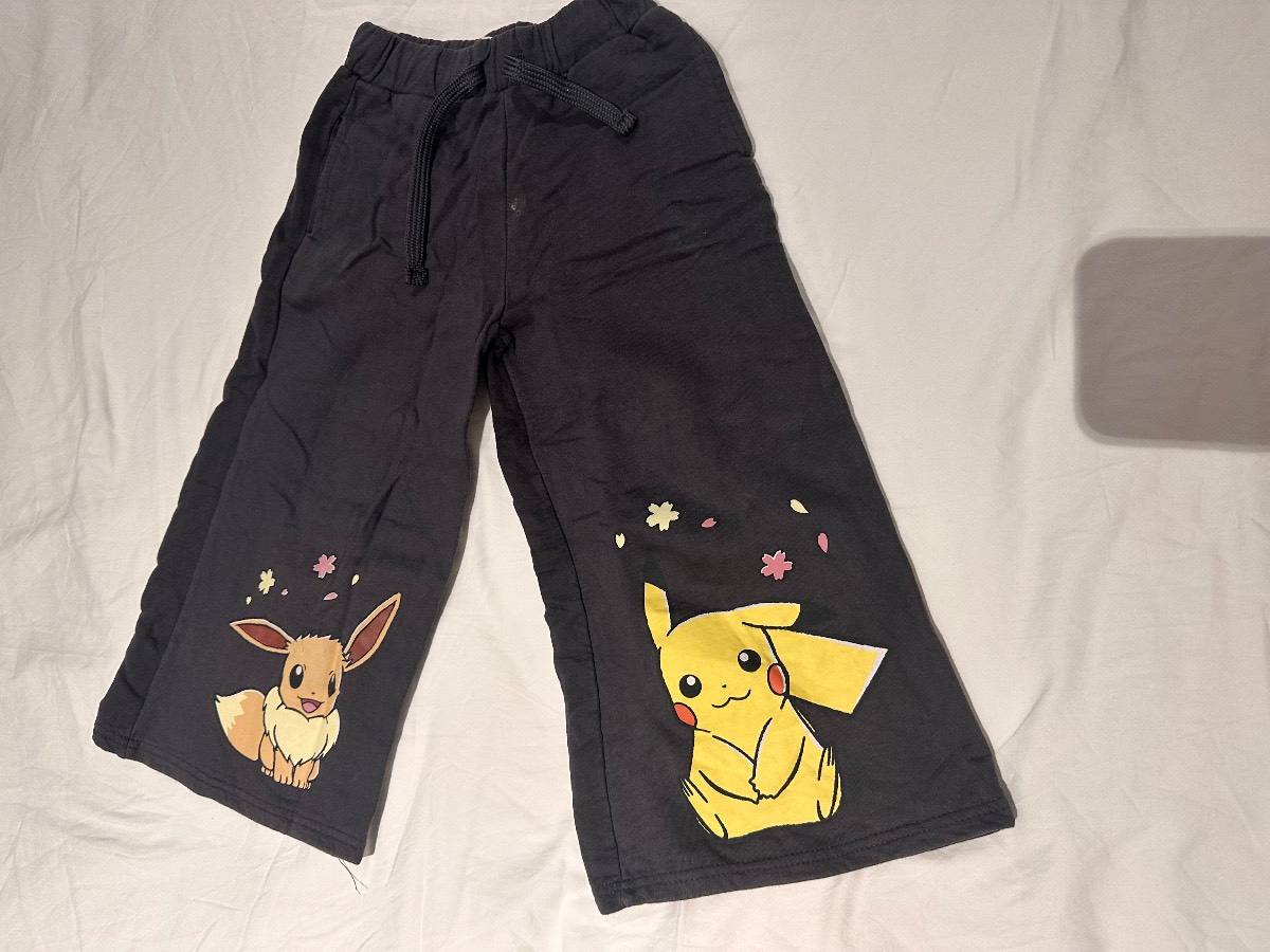 Sinsay Pokémon Wide Leg Joggers | Size 110cm / 4-6 Years | Good Used Condition