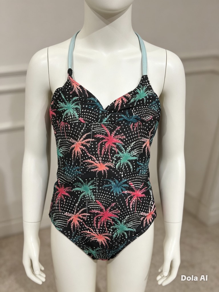 Decathlon Girls One‑Piece Swimsuit – Size 5–6 Years – Very Good Used Condition