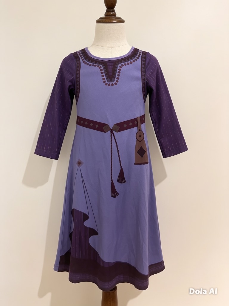 H&M Disney Elsa Long Sleeve Dress – Size 3–4 Years – Like New