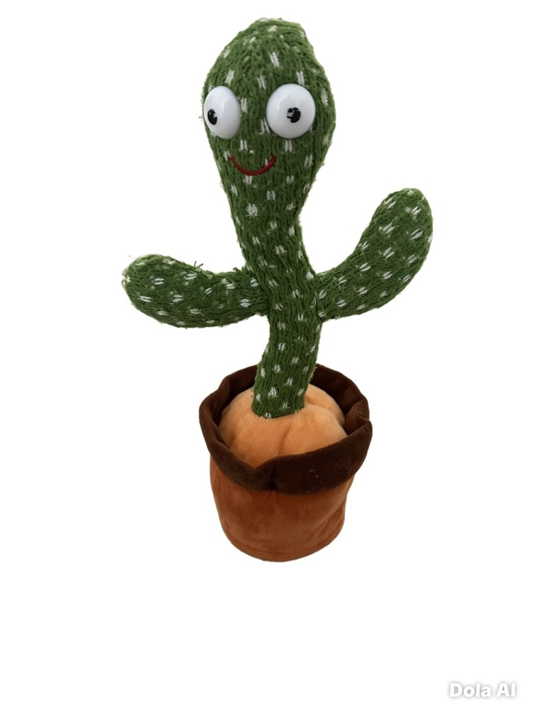 Amazon Dancing & Singing Cactus Plush Toy – Like New Condition