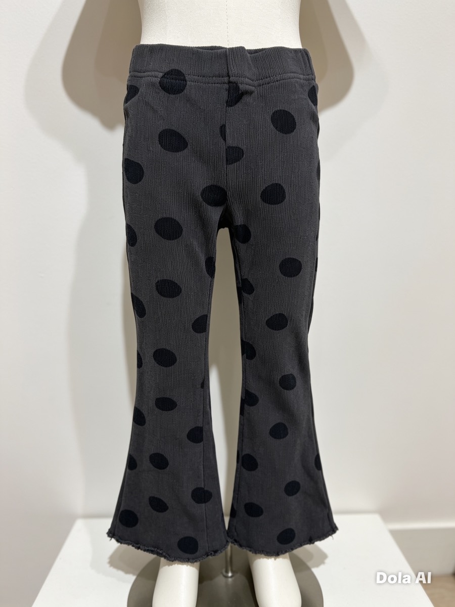 Girls Polka Dot Flared Leggings – Age 4–5 Years