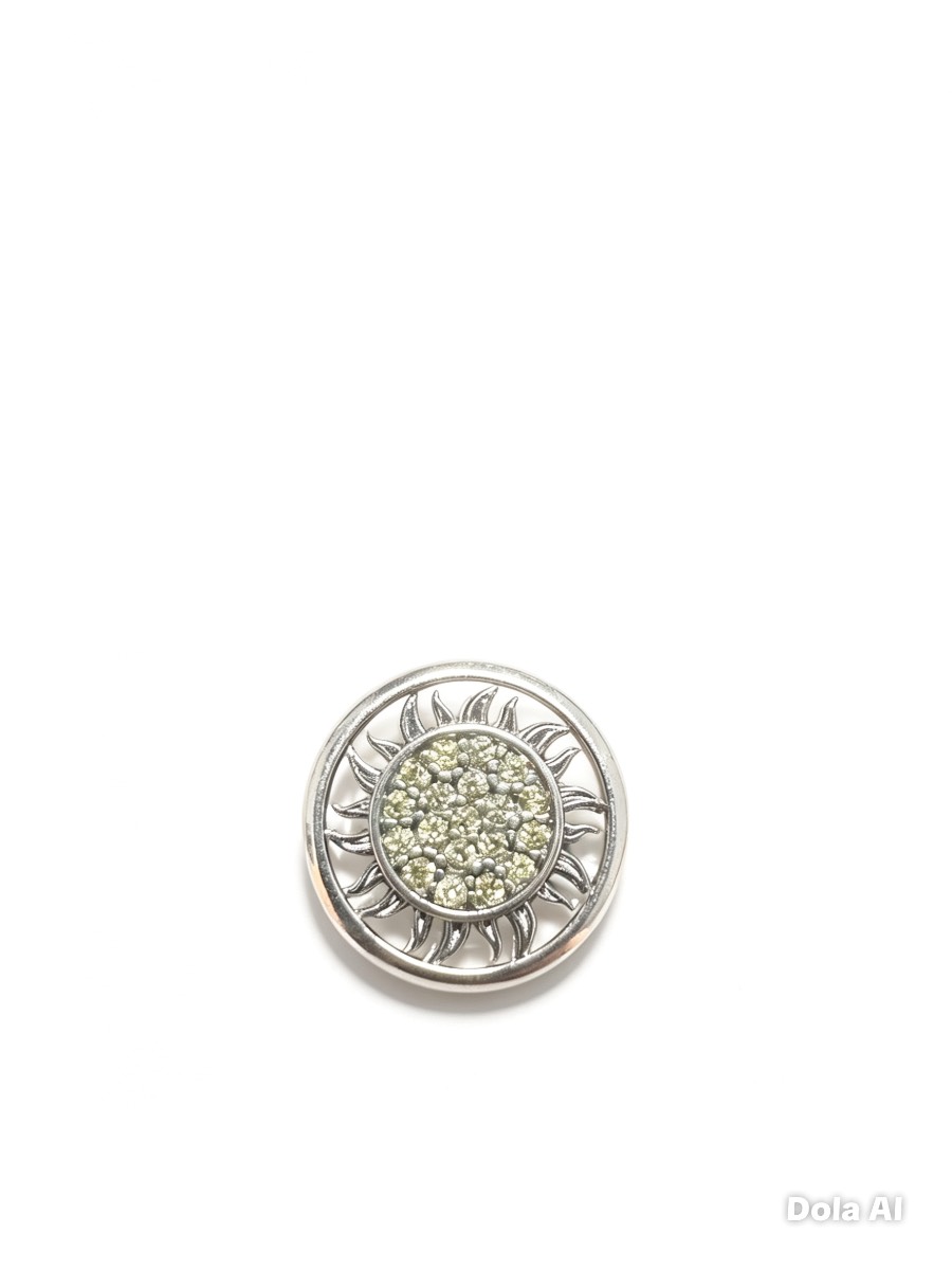 925 Sterling Silver Reversible Sun Moon Star Charm | Unused