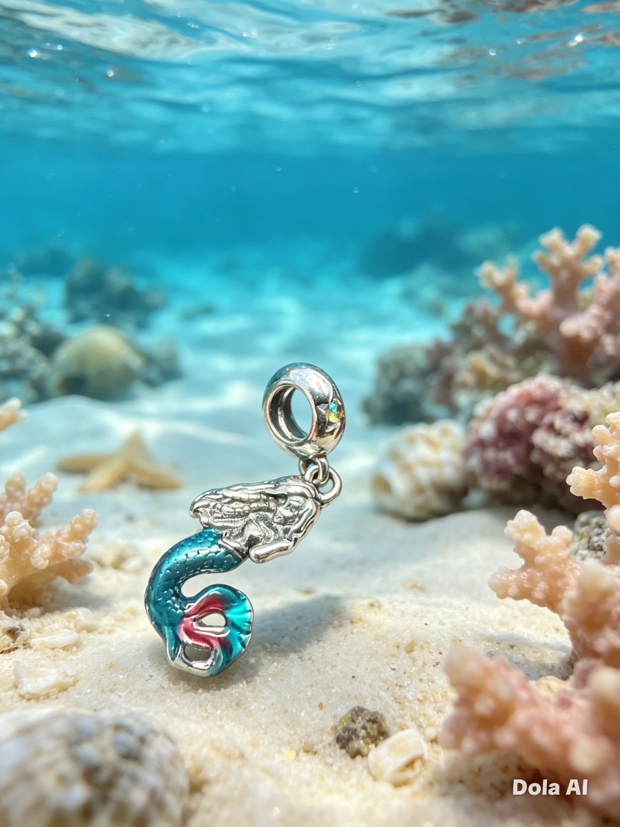 ✨ 925 Sterling Silver Mermaid Dangle Charm ✨