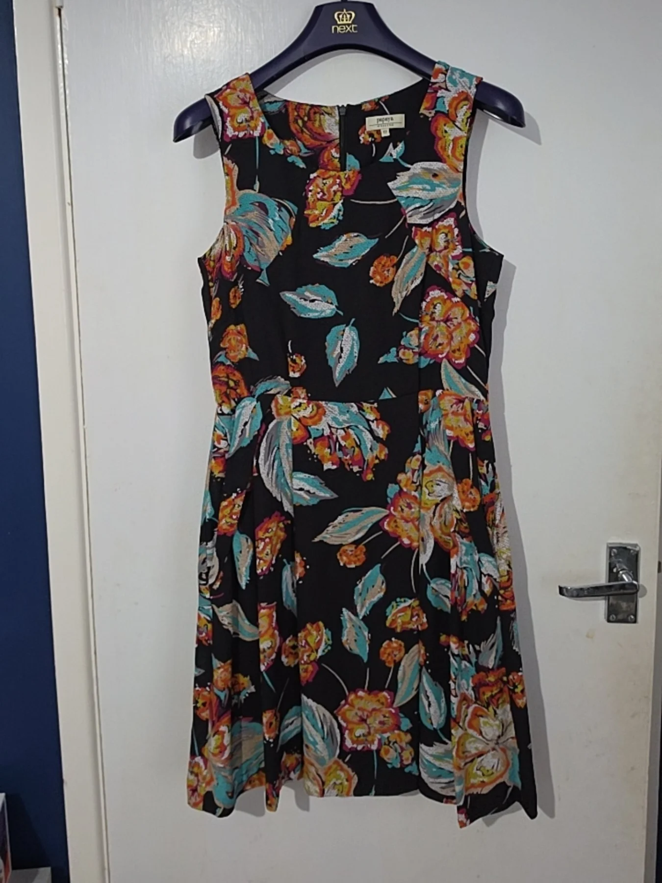 Papaya Weekend Bold Floral Fit & Flare Dress
