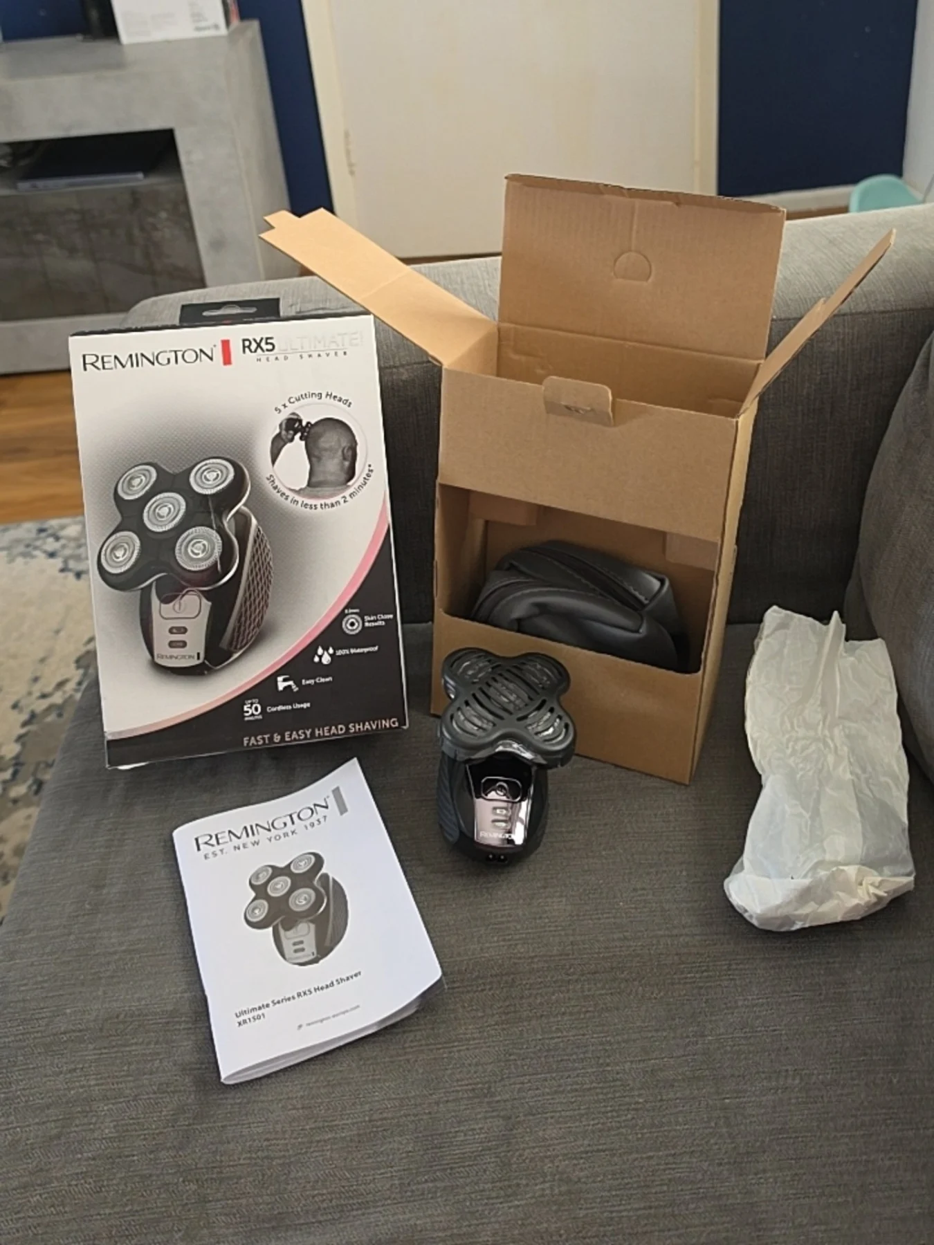 Remington RX5 Ultimate Head Shaver XR1501 – UNUSED, Amazon Return