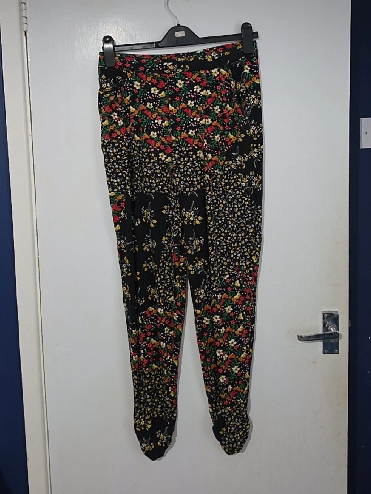 Papaya Floral Harem Jogger Trousers — UK 12