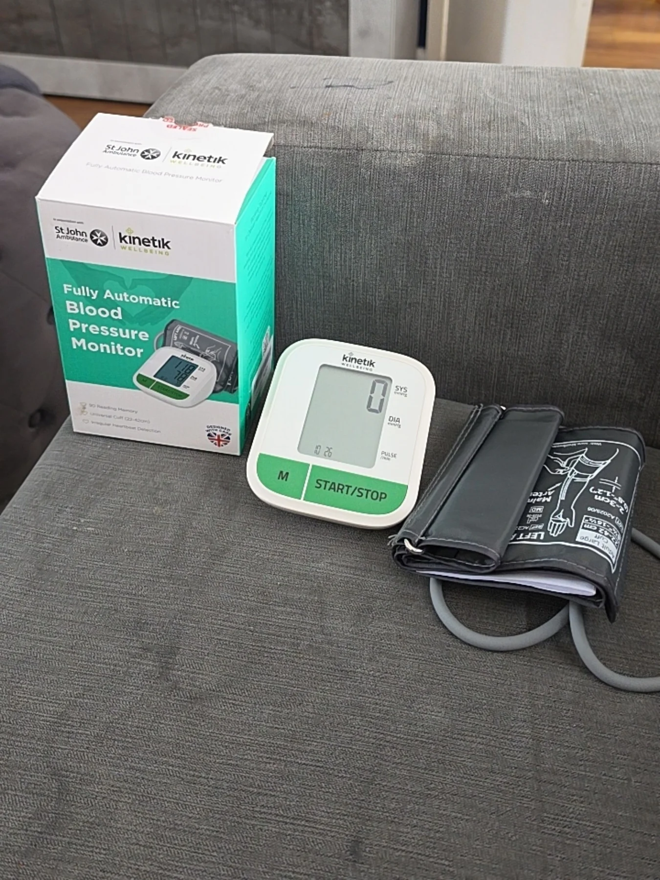 Kinetik Wellbeing Fully Automatic Blood Pressure Monitor — St John Ambulance