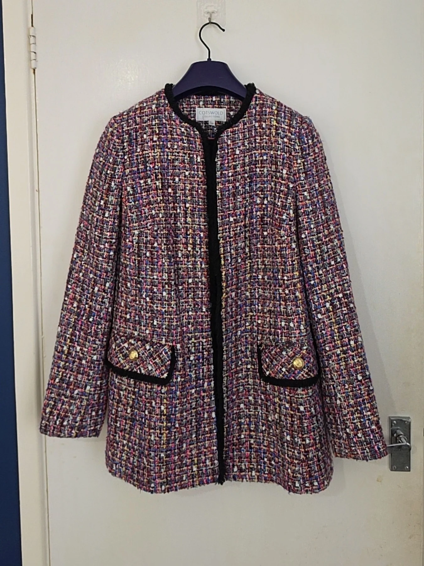 Cotswold Collections Multicolour Tweed Jacket — Size UK 10