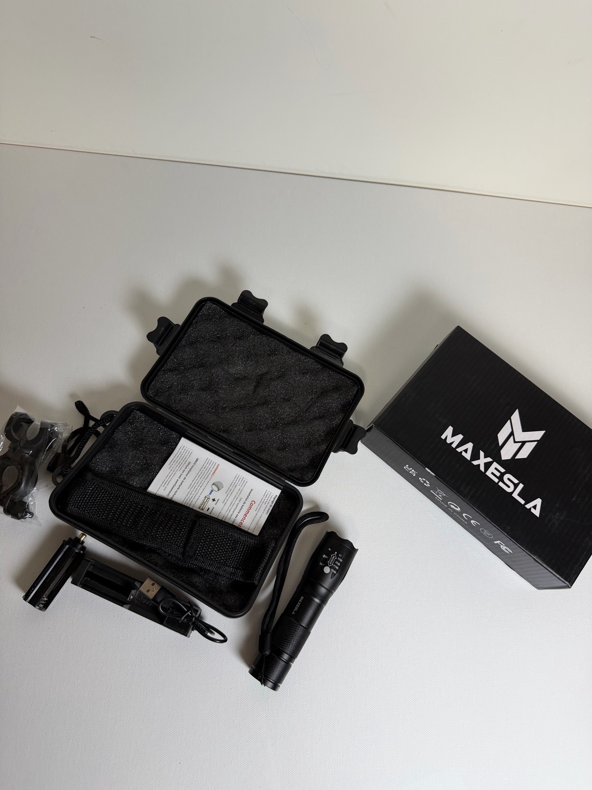 Maxesla rechargeable torch