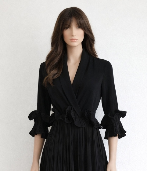 Pretty Little Thing black mini dress