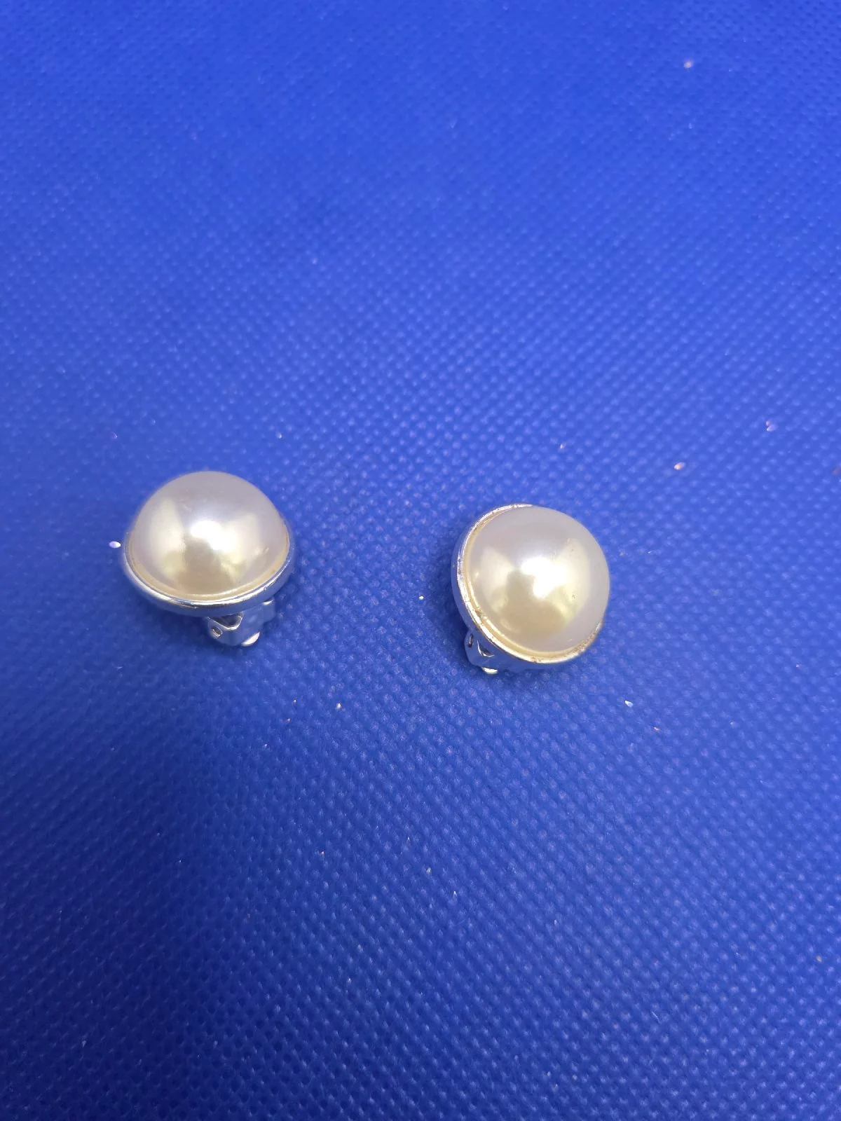 Classic Faux Pearl Clip On Earrings