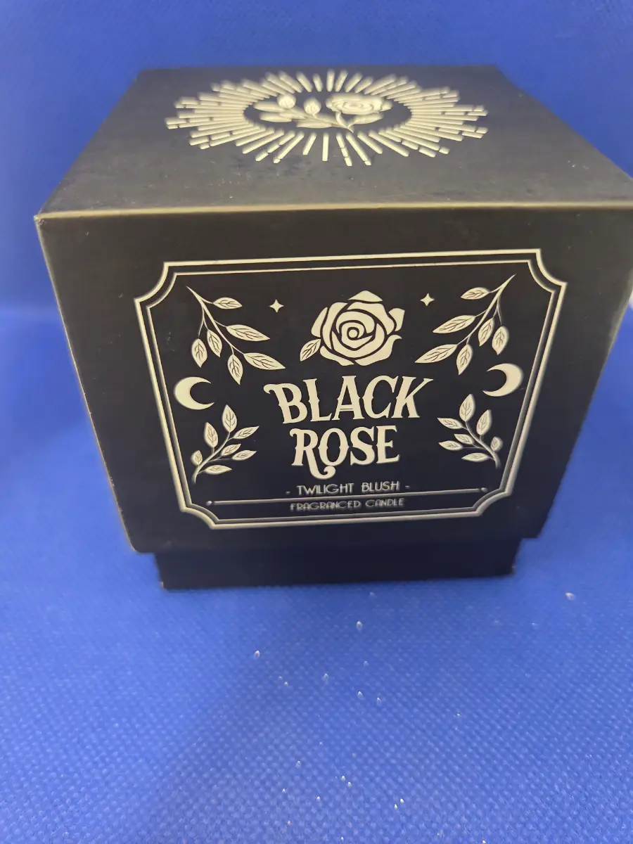 Black Rose - Twilight Blush Frangranced Candle Gothic/Alternative Scent