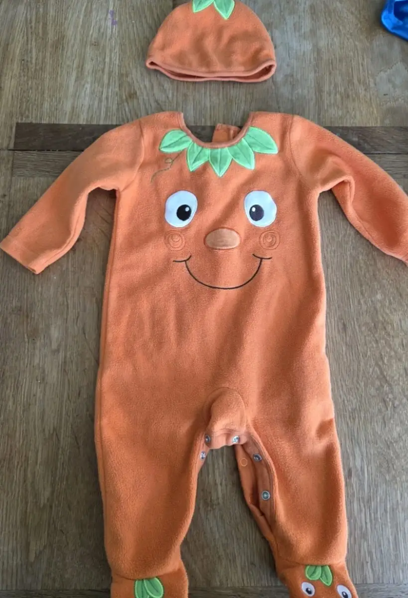 Boys Pumpkin Halloween Outfit 6-9 Months George