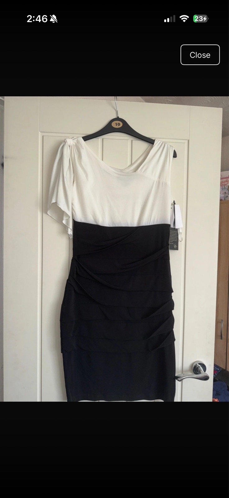 Black/ white dress