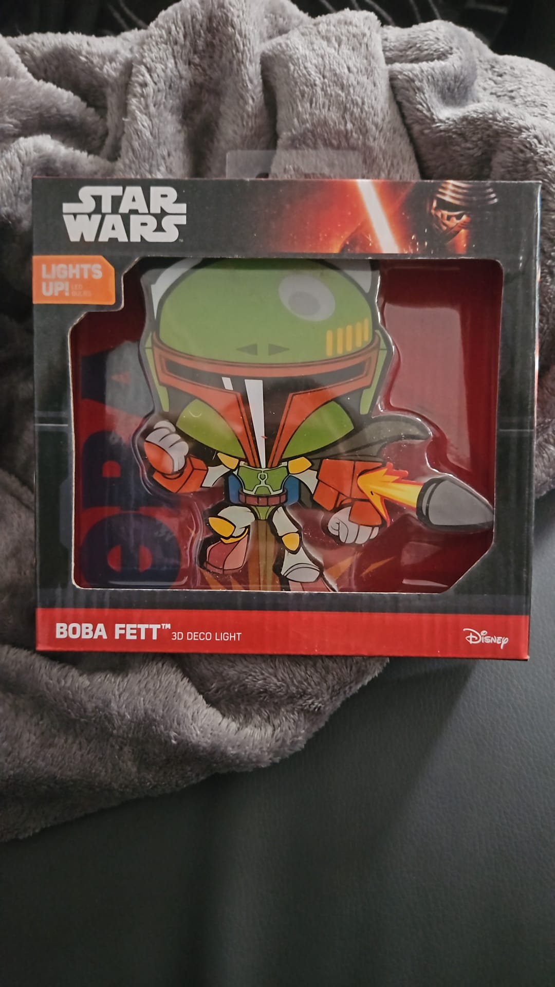 3D Deco Light Boba Fett Cartoon
