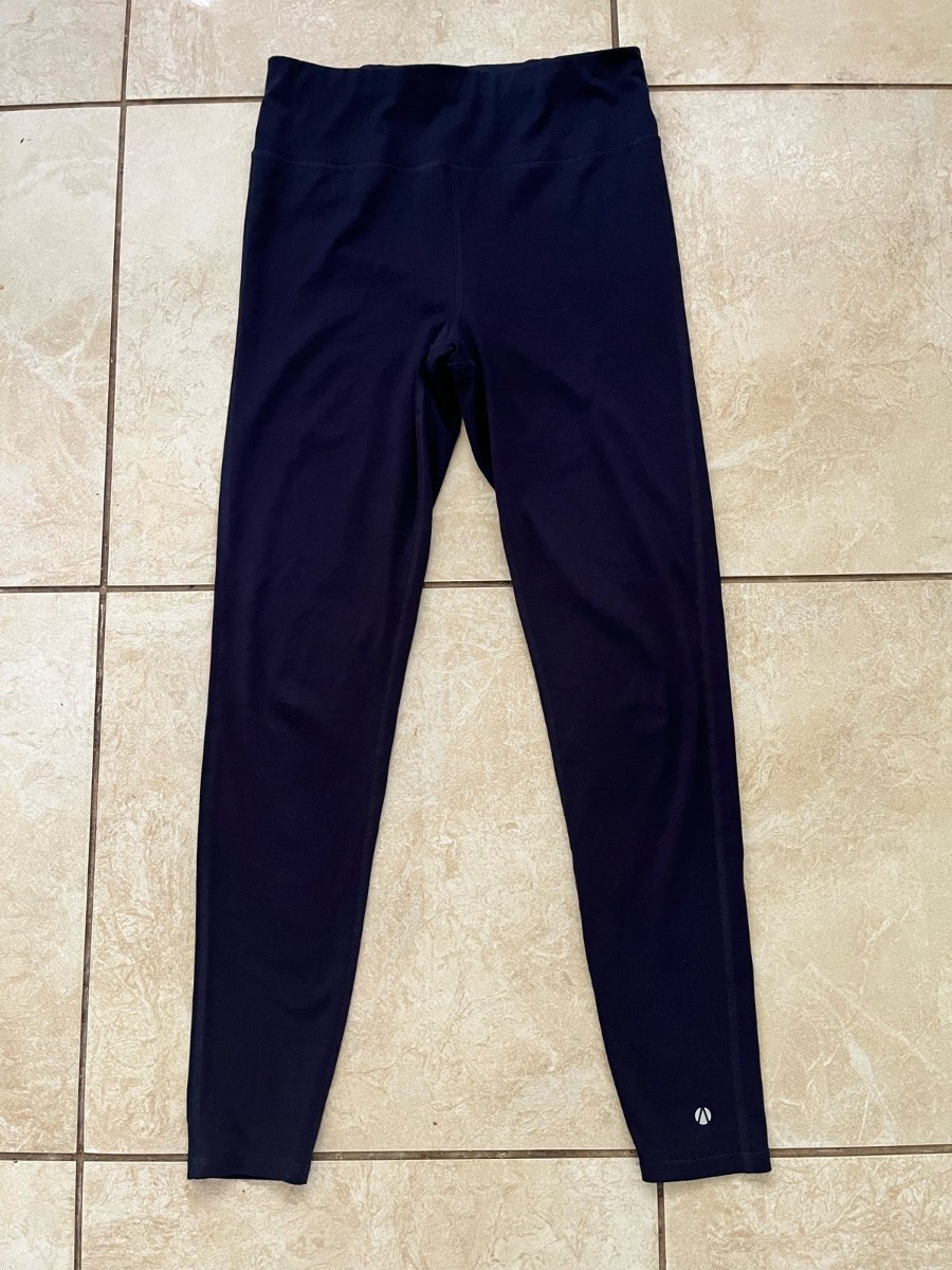 M&S Active Leggings Women’s UK 10 Navy Gym Running Yoga High Waist