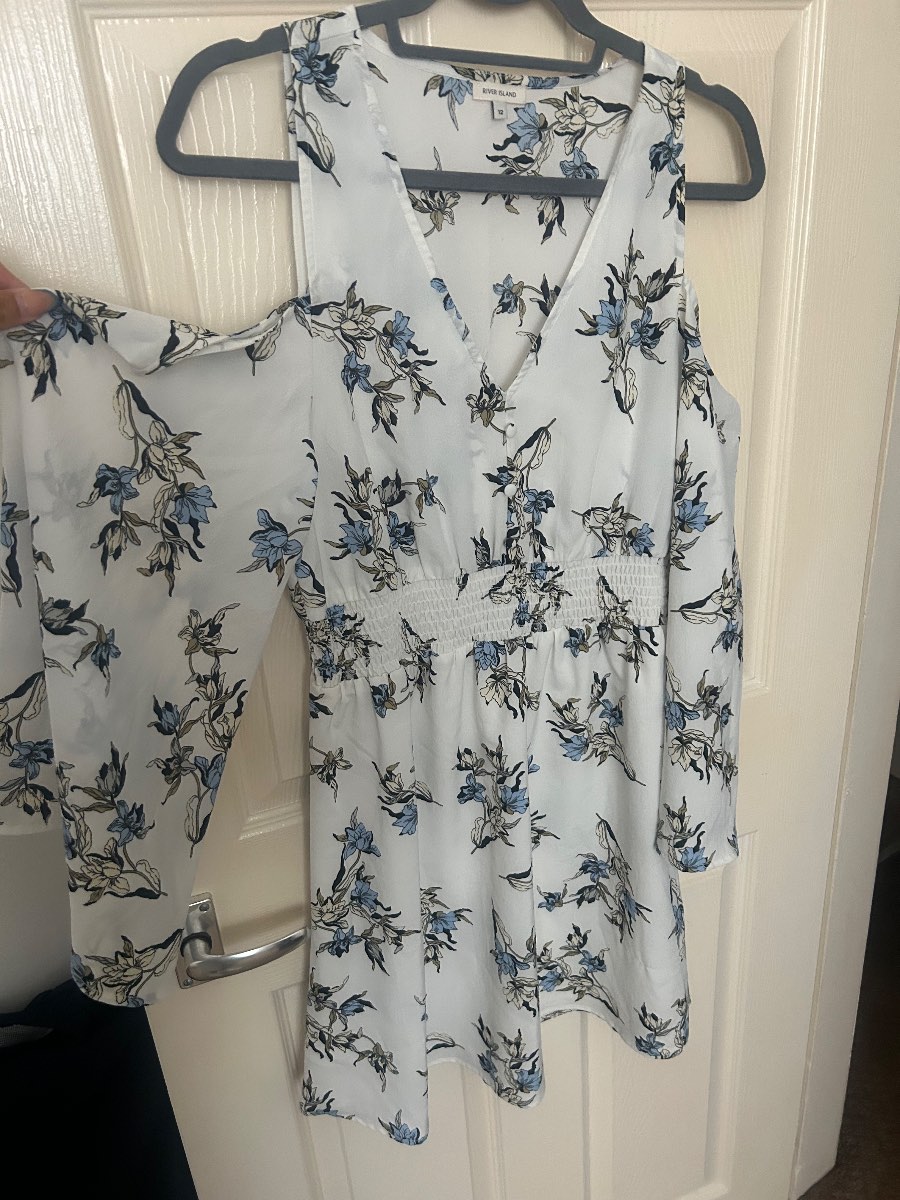 River Island cold shoulder dress size 12
