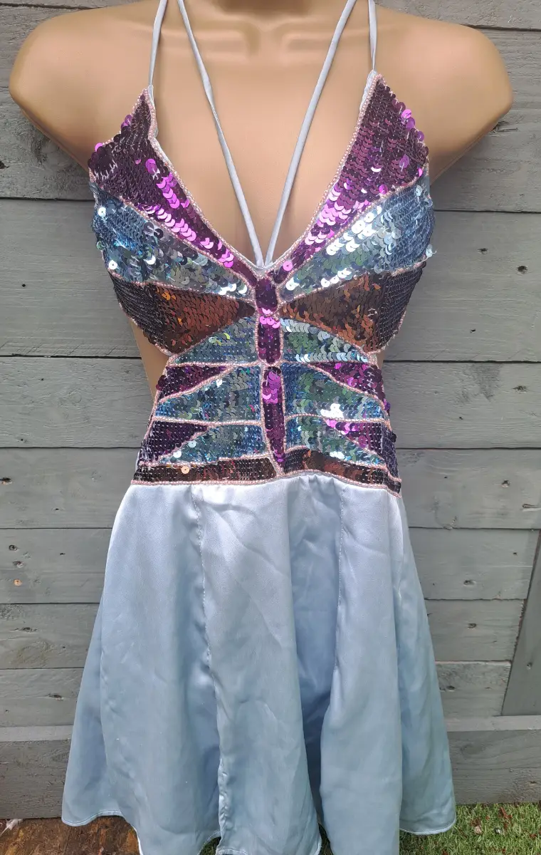 Beautiful sequin butterfly dress size 8