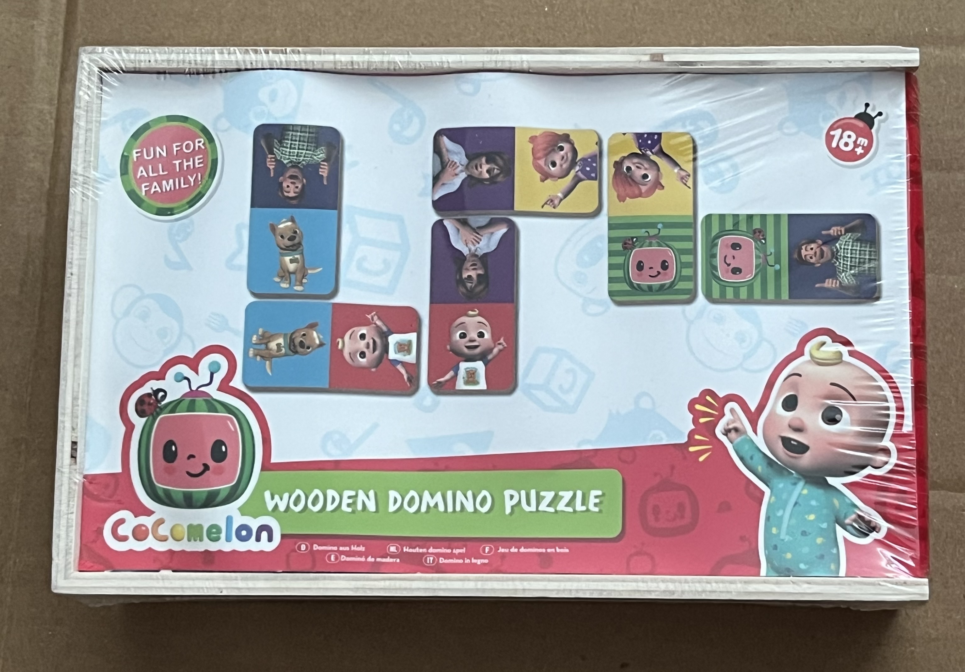 Cocomelon Wooden Domino Puzzle