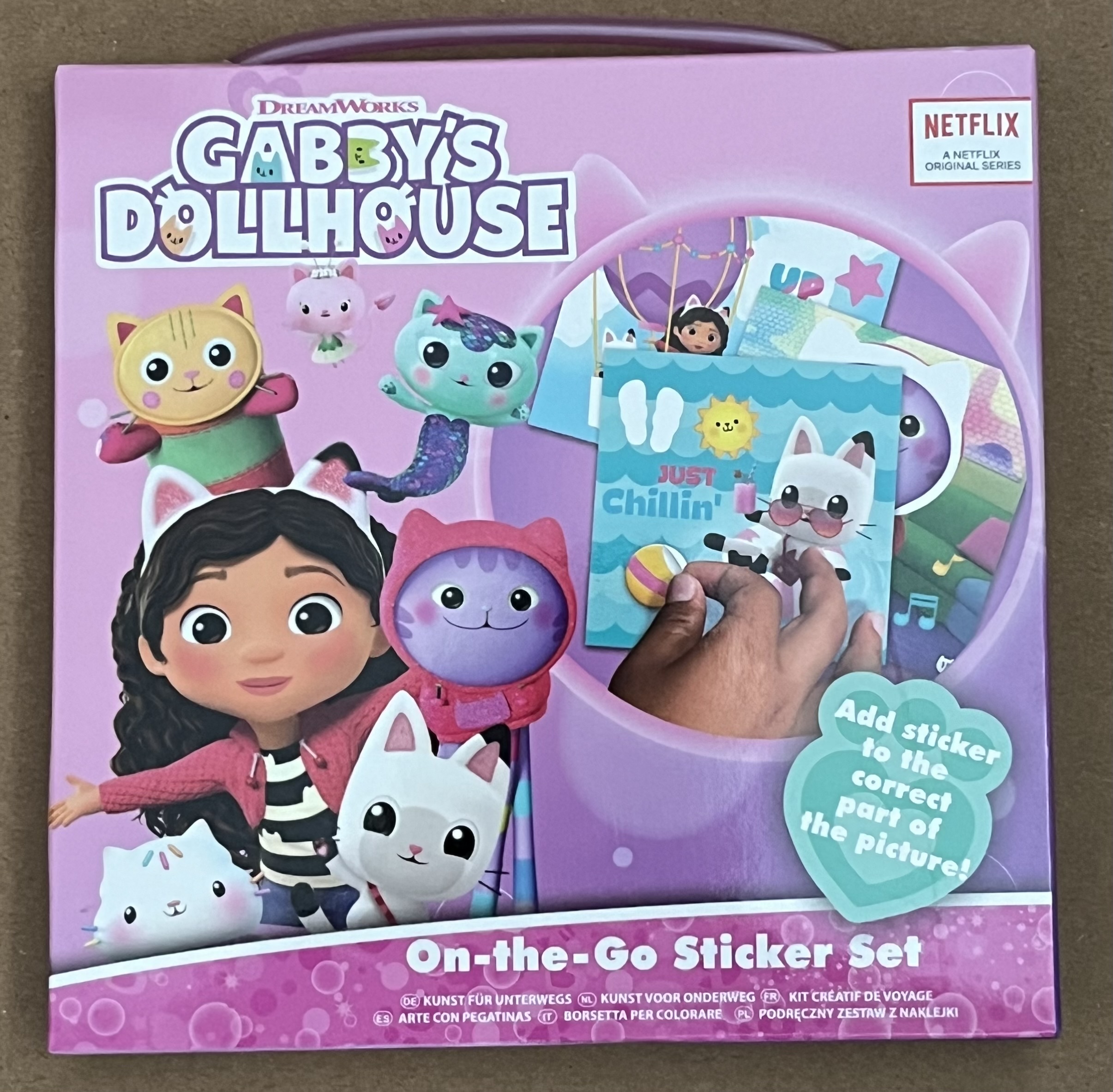 Gabbys Dollhouse On The Go Sticker Set