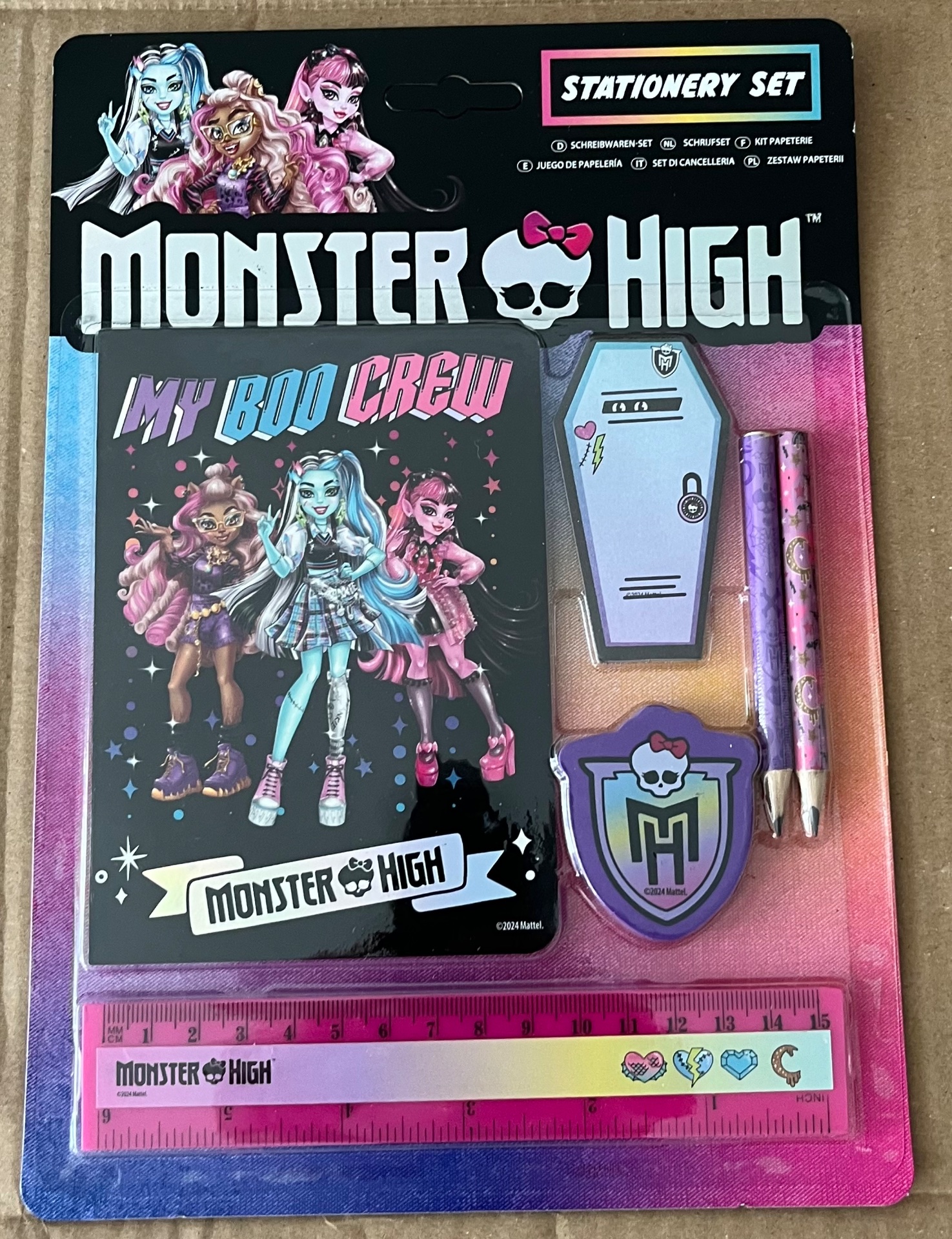 Monster High Stationery Set