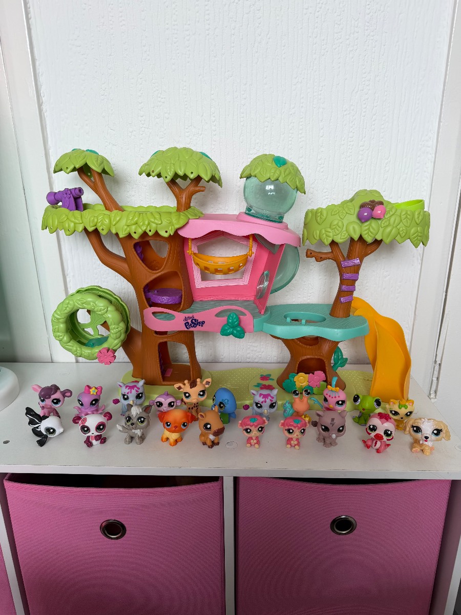 Littlest pet shop tree house bundle