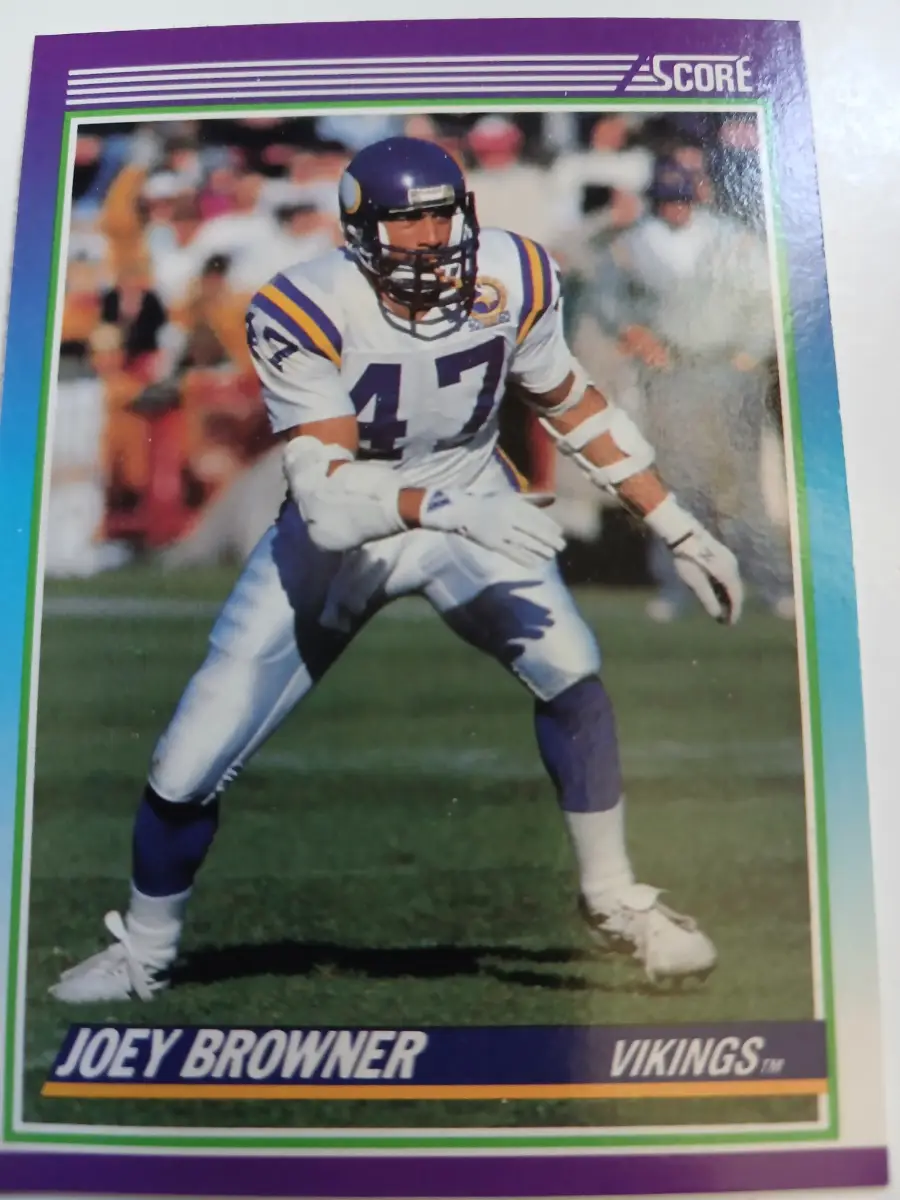 Herschel Walker And Joey Browner NFL Minnesota Vikings 1990's Cards