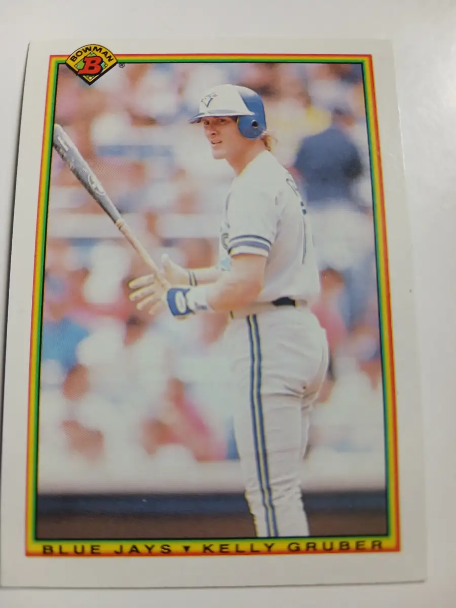 Kelly Gruber MLB 3rd Baseman Toronto Blue Jays Bowman 1989