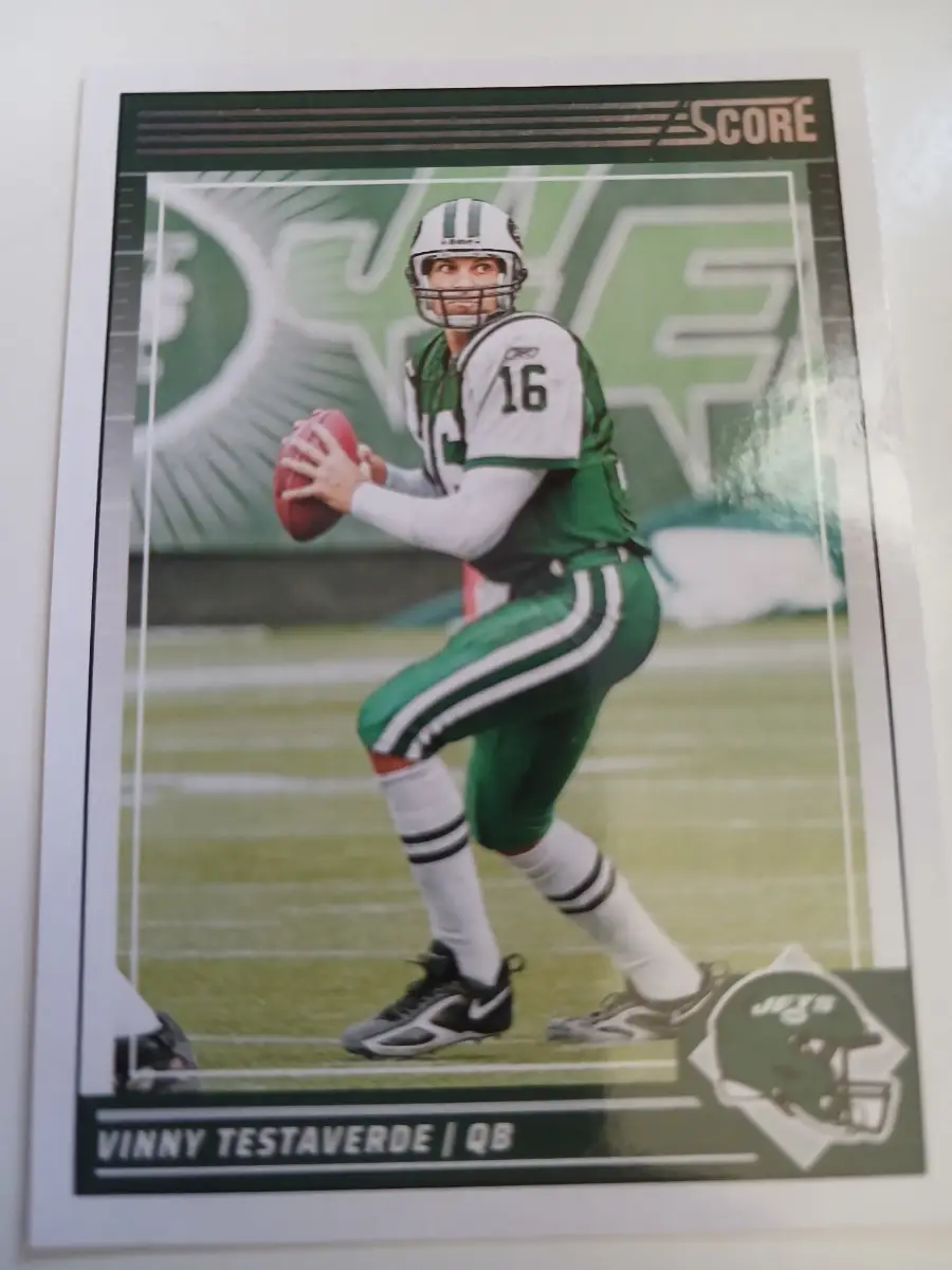 Vinny Testaverde NFL Quarterback New York Jets Score 2024
